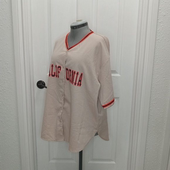 Shein California Button Down Shirt ( NWOT) - Picture 3 of 14